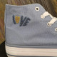 Basket montante bleu jean