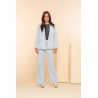 Pantalon velours bleu GEISHA