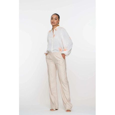 Pantalon rayé GEISHA