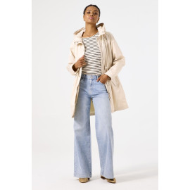 Parka blanc nacré GARCIA