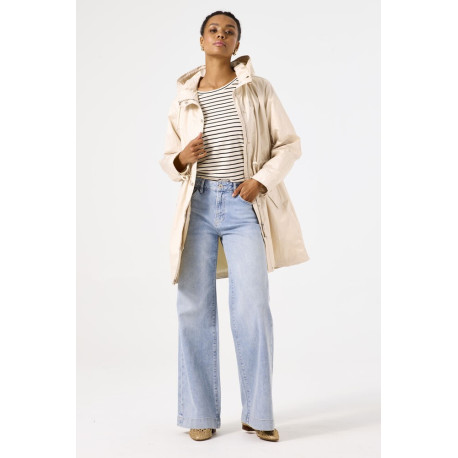 Parka blanc nacré GARCIA