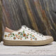 Basket basse fleurie