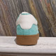 Basket basse turquoise