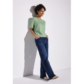 Pull vert manche courte STREET ONE