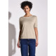 Pull beige manche courte STREET ONE