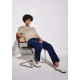 Pull beige manche courte STREET ONE