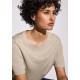 Pull beige manche courte STREET ONE