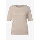 Pull beige manche courte STREET ONE