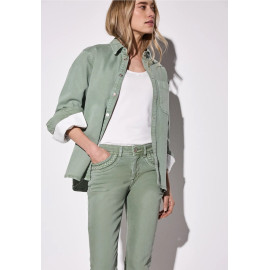 Jean flare vert STREET ONE