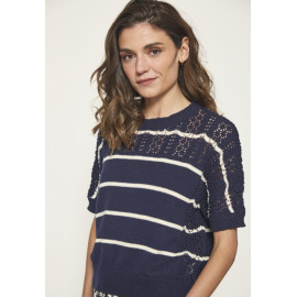 Pull marin ajouré MD'M