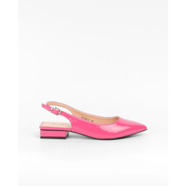 Escarpin vernis rose