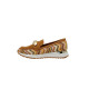 Mocassin camel imprimé