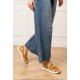 Mocassin camel imprimé