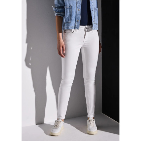 Jean slim blanc STREET ONE