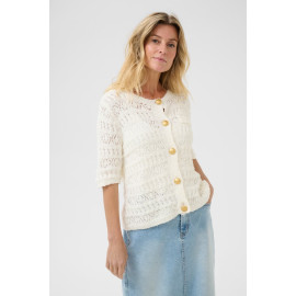 Cardigan Gurdie ajouré CREAM