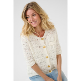 Cardigan Gurdie ajouré CREAM