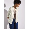 Chemisier rayé beige STREET ONE