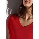 Pull rouge manche courte STREET ONE