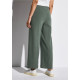 Pantalon wide leg vert STREET ONE