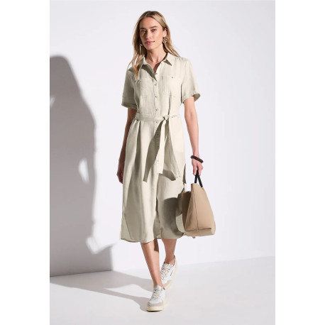 Robe midi beige STREET ONE
