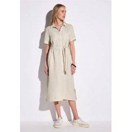 Robe midi beige STREET ONE
