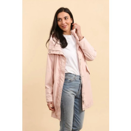 Parka rose poudré