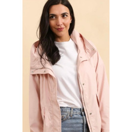 Parka rose poudré