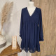 Robe bohème marine