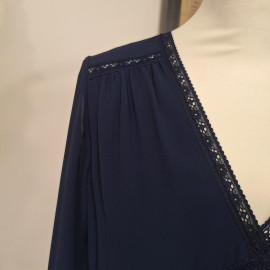 Robe bohème marine