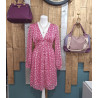 Robe imprimée rose