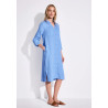 Robe midi bleu STREET ONE