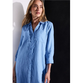 Robe midi bleu STREET ONE