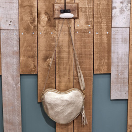 Sac à main Coeur doré