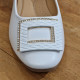 Ballerine blanche avec boucle