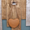 Sac à main Coeur camel