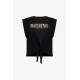 T-shirt noir "Believe" GEISHA