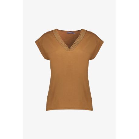 T-shirt tabacco GEISHA