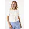 Cardigan blanc GARCIA
