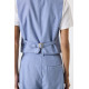 Gilet boléro bleu GARCIA