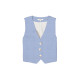 Gilet boléro bleu GARCIA