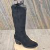 Botte nubuck noire