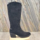 Botte nubuck noire