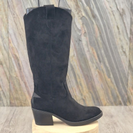 Botte nubuck noire