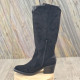 Botte nubuck noire