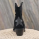 Santiag nubuck noir