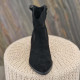 Santiag nubuck noir