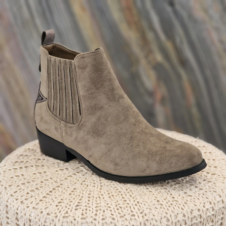 Boots nubuck kaki
