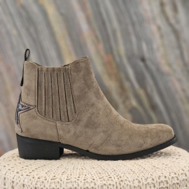 Boots nubuck kaki