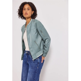 Bomber bleu vert STREET ONE