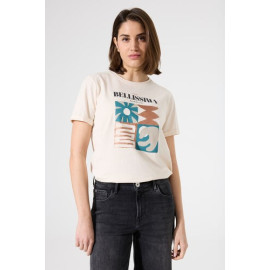 T-shirt blanc cassé GARCIA